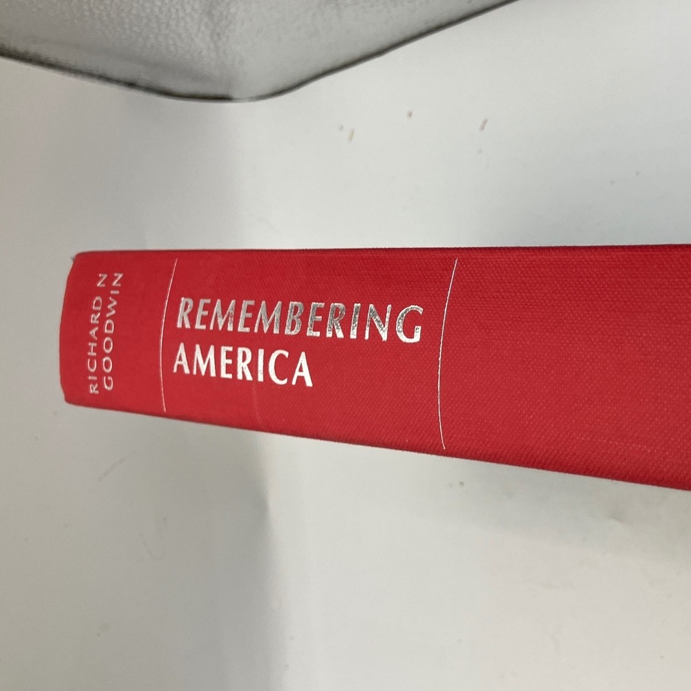 Remembering America‎ Richard N. Goodwin Signed Book Politics History Collectible